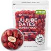 NESTLADY Premium Pitted Jujube Dates,Red Dates, 1LB(454g), 100% Natural Sun-Dried Red Dates, Pitted, Sweet & Chewy Dried Fruit Snack, Improve Sleep, Healthy Superfood, Packed in USA, Hong Zao view 1