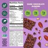 Simply Protein - Dark Chocolate Almond Crispy Bars - Plant Based Protein Bars - Low Carb, Low Sugar, High Fiber - 13g Protein, 2g Sugar, 7g Fiber - Vegan, Gluten Free, Non GMO, Kosher - 12 Bars view 2