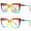 laureles Photochromic Bifocal Reading Glasses Womens Readers Rainbow Large Frames Spring Hinged Presbyopia (Rainbow, 2.75, multiplier_x) view 1