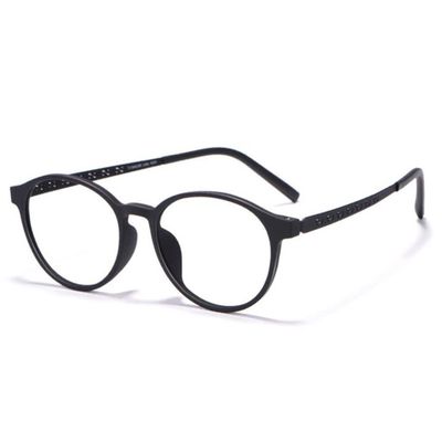 LKP Transition Bifocal Reading Glasses Retro Round Presbyopia Glasses Women Men Eyeglasses Black Rim Anti Blue Light +2.50(3.00)