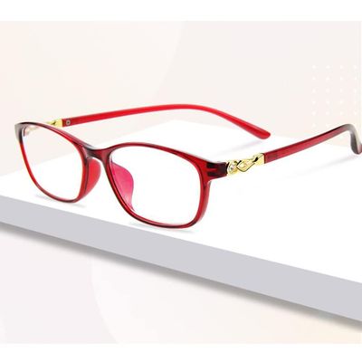 LKP Readers Women's Anti-Blue Light Glasses For Presbyopia Computer Reading Glasses Elegant Eyewear Frame Wine Red +1.50(1.50)