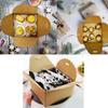 15pcs Small Gift Boxes Recycled Paper Favor Boxes with Ribbons,3.5x3.5x2.3 Inches Decorative Gift Boxes with Lids for Birthday,Wedding,Party,Chocolate (S,White) view 2