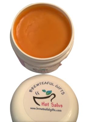 Brewteaful Gifts Hot Salve, Small, 2 Ounce, Cayenne Pepper Orange