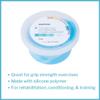 McKesson Therapy Putty - Firm Resistance for Fingers, Hands, and Wrist  Exercise Rehabilitation Occupational Therapy Tool -2 oz, 1 Count view 2
