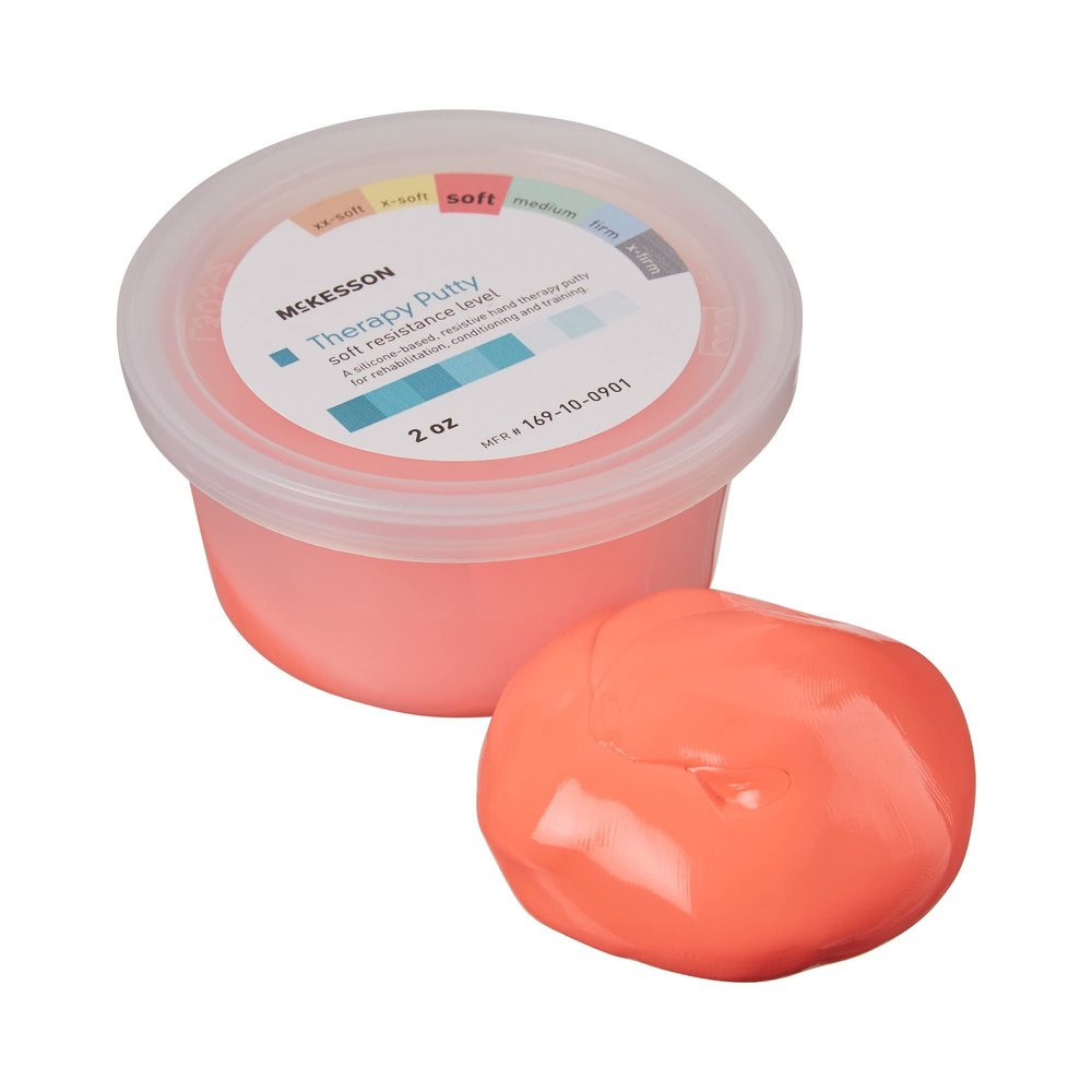 McKesson Therapy Putty, Non-Toxic, Unscented, Red, Soft, 2 oz, 1 Count
