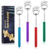 HOFASON 4 Pack Back Scratcher Extendable, Christmas Birthday Gifts for Mom Dad Wife Husband, Stocking Stuffers for Women Men Adults Teens, White Elephant Gifts, Prizes for Adults, Back Massager view 1