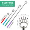 HOFASON 4 Pack Back Scratcher Extendable, Christmas Birthday Gifts for Mom Dad Wife Husband, Stocking Stuffers for Women Men Adults Teens, White Elephant Gifts, Prizes for Adults, Back Massager view 2