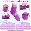 SuzziPad Cold Socks & Hand Ice Pack, Cooling Gloves for Chemotherapy, Chemo Care Package for Women and Men, S/M, Purple view 4