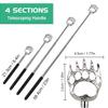 HOFASON 4 Pack Back Scratcher for Men Women, Fathers Day Dad Gifts for Dad/Husband/Grandpa, Christmas Stocking Stuffers for Men/Women/Adults, Novelty Idea Gifts Bear Claw Telescopic Back Scratcher view 2