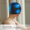 ComfiTECH Head Ice Pack Wrap with Top Coverage Cold Cap Cooling Gel Hat, Medium, Black view 2