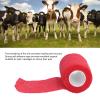12pcs Self Adherent Cohesive emergency Medical Bandage,Nonwoven Self Adhesive Bandage,Elastic Wrap Bandage Tape for Cows Dogs Horses (Red), Nonwoven Self Adhesive Bandage,12pcs Self AdherentSelf view 2
