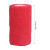 12pcs Self Adherent Cohesive emergency Medical Bandage,Nonwoven Self Adhesive Bandage,Elastic Wrap Bandage Tape for Cows Dogs Horses (Red), Nonwoven Self Adhesive Bandage,12pcs Self AdherentSelf view 4