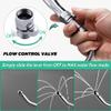 V-Frankness Shower Enema System with 100 Inches Hose, Water Control Valve, and Diverter, Douche Colonic Cleanse Kit for Most Shower Systems (Chrome) view 3