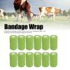 12pcs Self Adherent Cohesive emergency Medical Bandage,Nonwoven Self Adhesive Bandage,Elastic Wrap Bandage Tape for Cows Dogs Horses (Green), Nonwoven Self Adhesive Bandage,12pcs Self AdherentSel view 2