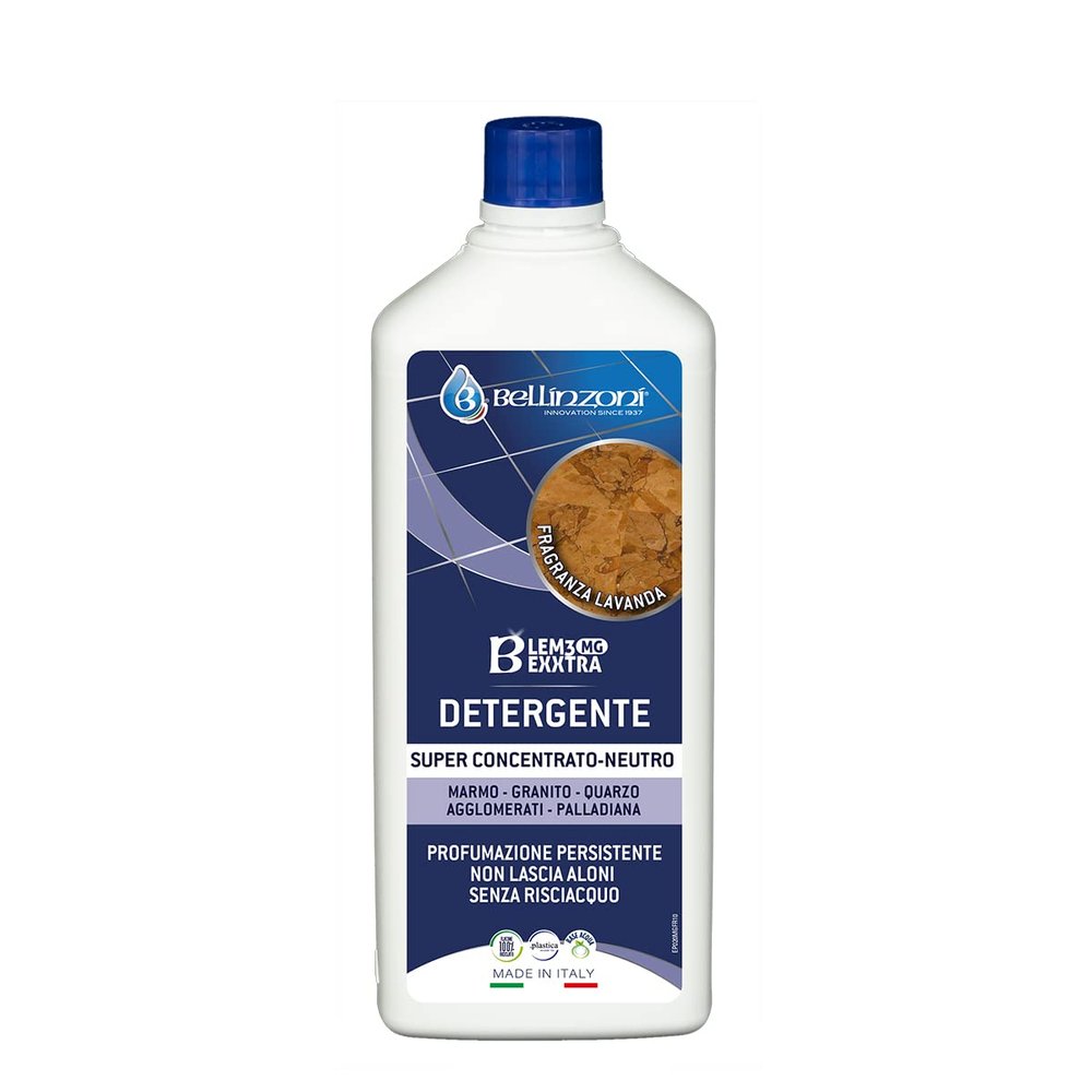 Bellinzoni B-Lem3 Exxtra MG Super Concentrated Marble & Granite Cleaner Professional Stone Cleaning Solution 1L