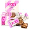 NICK'S Peanut Chocolate Snack Bar, Keto Nut Snack for Sports, Hiking & Outdoor Activities, 1G sugar, 3G net carbs, healthy snack bar (pack of 12) view 1