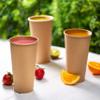 Comfy Package [Case of 1,000 16 oz. Kraft Disposable Paper Cups, Hot Coffee Cups Brown Unbleached - Eco-Friendly Cups view 3