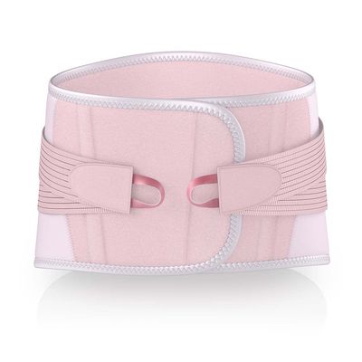 Actimove Professional Deluxe Lumbar Sacral Support Rigid Panel, For Women, Rose, Medium