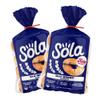 SOLA Low Carb & Keto Friendly Bagels, Blu-berry - 5g Net Carbs & 15g of Protein, No Added Sugar, Plant based, Low Calorie Bagels - 12 oz (4 Bagels/Pack) (Pack of 2) view 1