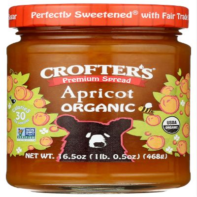 Crofters Premium Apricot Spread 16.5 Oz. (Pack of 6)