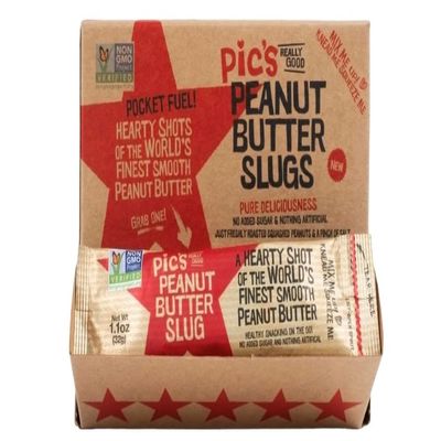 Pics Really Good Smooth Peanut Butter Slugs, 1.1oz, (60 Slugs)
