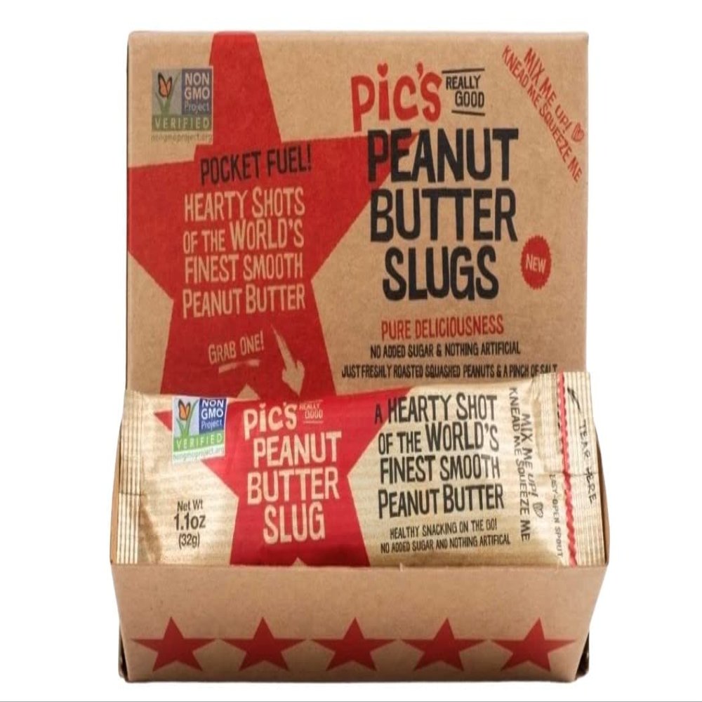 Pics Really Good Smooth Peanut Butter Slugs, 1.1oz, (60 Slugs)