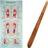 CCcollections Wood Therapy Massage Tools, Reflexology Wooden Stick Tool, Traditional Equipment for Relieving Muscle Pain Body Lymphatic Drainage Massager - (D 1SET) view 1