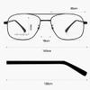 LKP Reading Glasses +1.50 +1.75 +2.00 +2.25 Outdoor Sunglasses Men Photochromic Progressive Bifocal Large Frame Eyewear Lens(Black,1.00) view 3