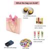 20 Pack Small Pink Thank You Gift Bags With Handles-5.5''x 2.5''x4.7'' Mini Gift Bags Bulk for Baby Shower, Birthday, Wedding, Back to School, Summer Party view 4