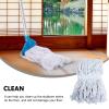 Zerodeko Mop Cloth Water Absorption Mop Head Removable for Cleaning Tile and More Absorbent and Easy to Clean view 4