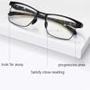 LKP Photochromic Progressive Bifocal Reading Glasses Lens, Anti Blue Light Men Sunglasses, Anti UV, Black, Classic, +2.0(1.00) view 3