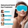 Permotary 2 Pack Gel Ice Eye Mask Cold Therapy Cooling Eye Mask for Relaxtion,Puffy Eyes Relief Reusable Cold & Warm Compress for Puffiness,Dry Eyes,Headaches,Migraines,Stress Relief,Post Surgery view 2
