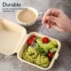 [100 Count] Clear Plastic Forks Heavy Duty, Premium Disposable Forks, Durable Plastic Cutlery for Parties, Picnics, Big Event, Daily Use - Heat Resistant & BPA Free view 3