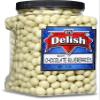 Gourmet White Chocolate Covered Blueberries by It's Delish, 3 LBS Jumbo Container Jar | Bulk Milk Chocolate Coated Dried Fruit Berries for Parties Snacking & Dessert | Kosher Dairy view 1