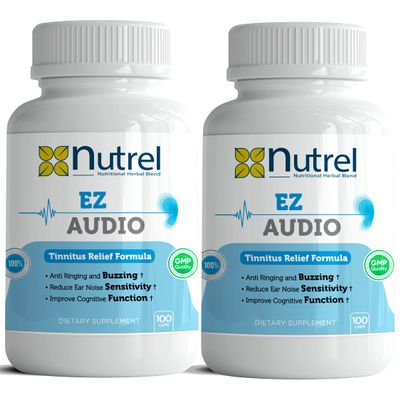 Ez Audio - (100 CAPS) Advanced Hearing Ringing Relief Support Tinnitus Calm Ear (2)