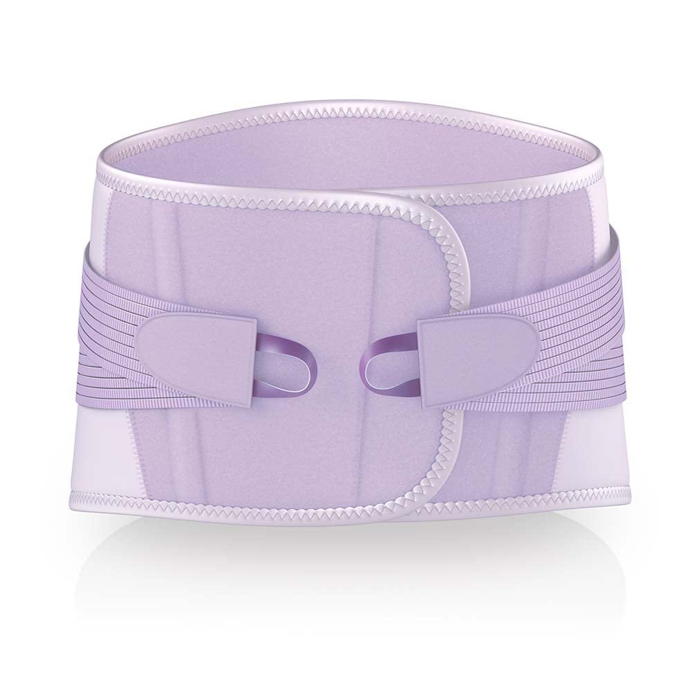Actimove Professional Deluxe Lumbar Sacral Support Rigid Panel, For Women, Lavender, Small