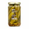 Sanniti Hot Pickled Okra | Infused with Crushed Red Pepper | Crunchy and Fiery Heat | 14.5 oz view 3