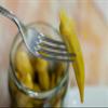 Sanniti Hot Pickled Okra | Infused with Crushed Red Pepper | Crunchy and Fiery Heat | 14.5 oz view 4