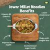 MILLET AMMA Jowar Millet Instant Noodles - 350 Gms | (Pack Of 2 - Each 175 Gms) | Easy & Ready To Cook | Zero Maida & 100% Vegan | Best Choice For Instant Breakfast & Dinner view 3