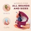 Pixie Menstrual Cup Compact Sterilizer for Feminine Care - Good for Public Restrooms, Camping or Dorms - Collapsible Cleaner Container for Your Menstrual Disc & Period Cup - Microwavable - Reusable view 2