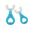 claiol 2 Pcs U-Shaped Kids Toothbrush, Premium Soft Manual Training Toothbrush for Kids 2-6 Years Old. (Blue) view 1