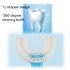claiol 2 Pcs U-Shaped Kids Toothbrush, Premium Soft Manual Training Toothbrush for Kids 2-6 Years Old. (Blue) view 4