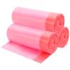 4 Gallon Drawstring Garbage Bags, Drawstring Trash Bags, Trash Bags for Office,Bathroom, Kitchen,Bedroom,3rolls/60 Counts(Pink) view 1