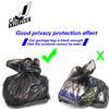 100pcs Black Disposable Clean Garbage Bags Not Leak Bulk Plastic Home Kitchen Office Saving Recycled Trash Bag Outdoor Travel Dinner Hotel Restaurant Room Commercial Use Car Backup Bathroom Toilet view 3