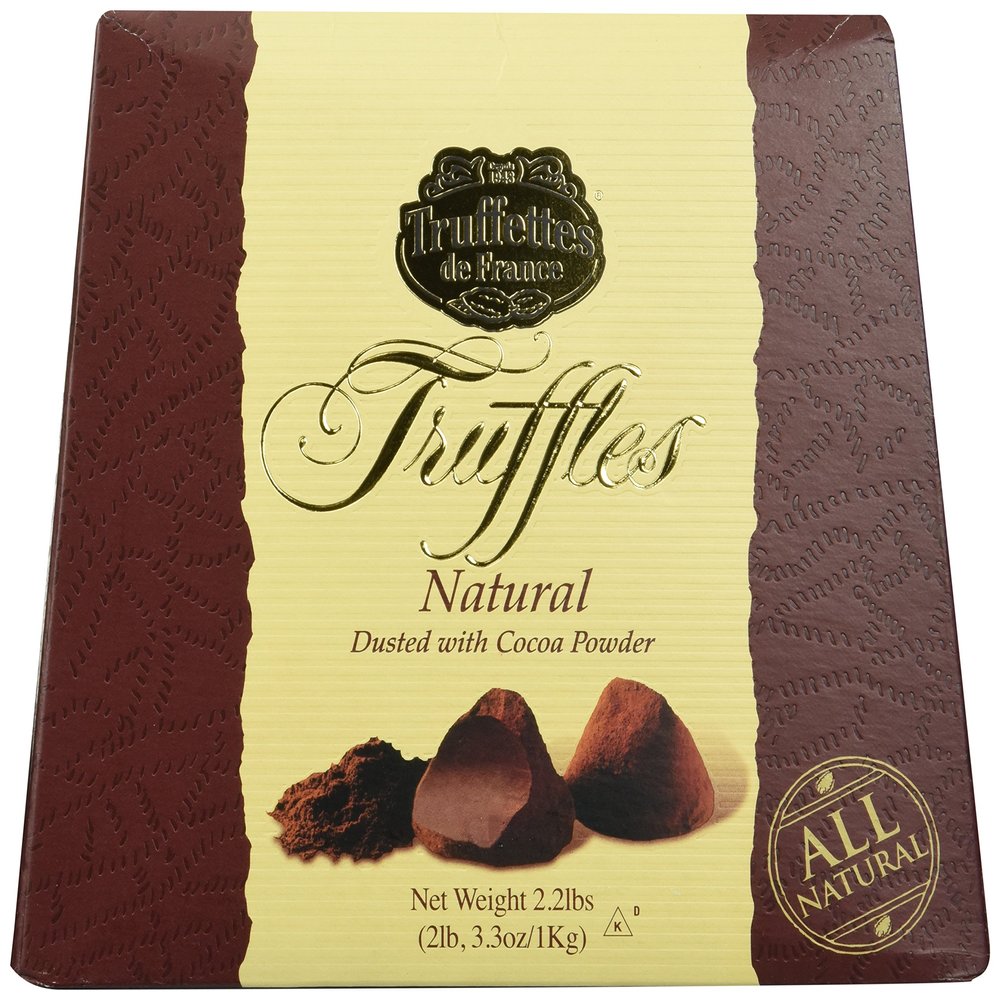 2 Set Brand Chocmod Truffettes de France 2.2lbs (1Kg) All Natural Truffles in a Elegant Gift Box