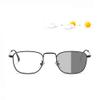 LKP Photochromic Women Reading Glasses Multifocal Readers Sunglasses Blue Light Blocking Anti Eyestrain Metal Square 1.0(+2.50) view 1