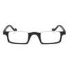 LKP 2 Pack Half Moon Reading Glasses Lightweight Fashion Eyeglasses Spring Hinges HD Computer Presbyopia Men Women - Red(Black,+1.00) view 2