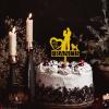 Custom Mr & Mrs Cake Toppers Glitter Gold Silhouette Bride And Groom Romantic Cake Toppers For Engagement Bride to Be Party Decor Wedding Gifts For Couple view 2
