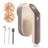 Electric Fabric Shaver, Homeleader Rechargeable Lint Remover, Led Digital Display Sweater Shaver with 3-Speeds and 6-Leaf Blades, Fabric Pill Remover for Clothes, Couch and Furniture, Champagne. view 1