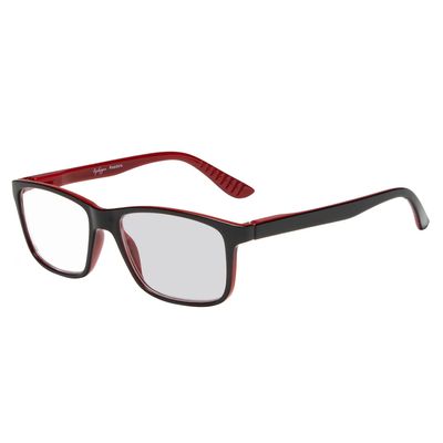 Eyekepper Transition Photochromic Reading Glasses for Women and Men Red,+3.00